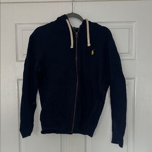 Navy Blue Polo Hoodie